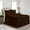 Chocolate, variant on DNG Creations 4-Piece Long Ruffle Sheet Set 8-Inch Deep Pocket (Solid Plum - Twin)
