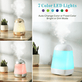 thumbnail image 3 of VONGEM  Essential Oil Diffuser,Healthful Mist Therapy, Aromatherapy Diffuser with 7 Colors Light, Ultrasonic Mist Humidifier for Home Bedroom, 3 of 13