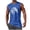 Blue, variant on Tank Track Athletic Running Vests for Man Summer Fall Boat Neck Graphic Tops Vest Mens Trendy Dark Gray XXL