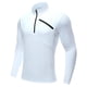 thumbnail image 5 of Ceisia Men's Slim Stand-Collar Half-Zip Thickened Athletic Compression Training Top Gift, 5 of 6