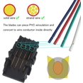 thumbnail image 3 of SURJDE 10 Pack RGB 4Pin LED Strip Connector for 10mm Waterproof RGB 5050 LED Strip, Quick Strip to Wire Connector Without Stripping Wire, 3 of 7