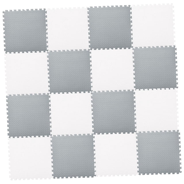 de rompecabezas para bebés, juguetes entrelazados para niños, protección del piso, de juego de espuma sólida, de bloqueo 16Pz Baoblaze Alfombras de juego de espuma