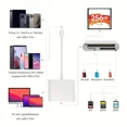 thumbnail image 2 of USB C SD Card Reader for iPhone 15/iPad/Mac, USB C to SD CF, Type C Memory Card Adapter with Compact Flash/CF/SD/MicroSD Slots Compatible with iPad MacBook Pro/Air/Mini Mac Laptop, 2 of 5