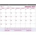 thumbnail image 2 of Brownline Vinyl Strip Monthly Desk Pad - Julian - Daily, Monthly - 1 Year - January 2018 till December 2018 - 1 Month Single Page Layout - 22" x 17" - Desk Pad, Wall Mountable - White - Chipboard - Te, 2 of 2
