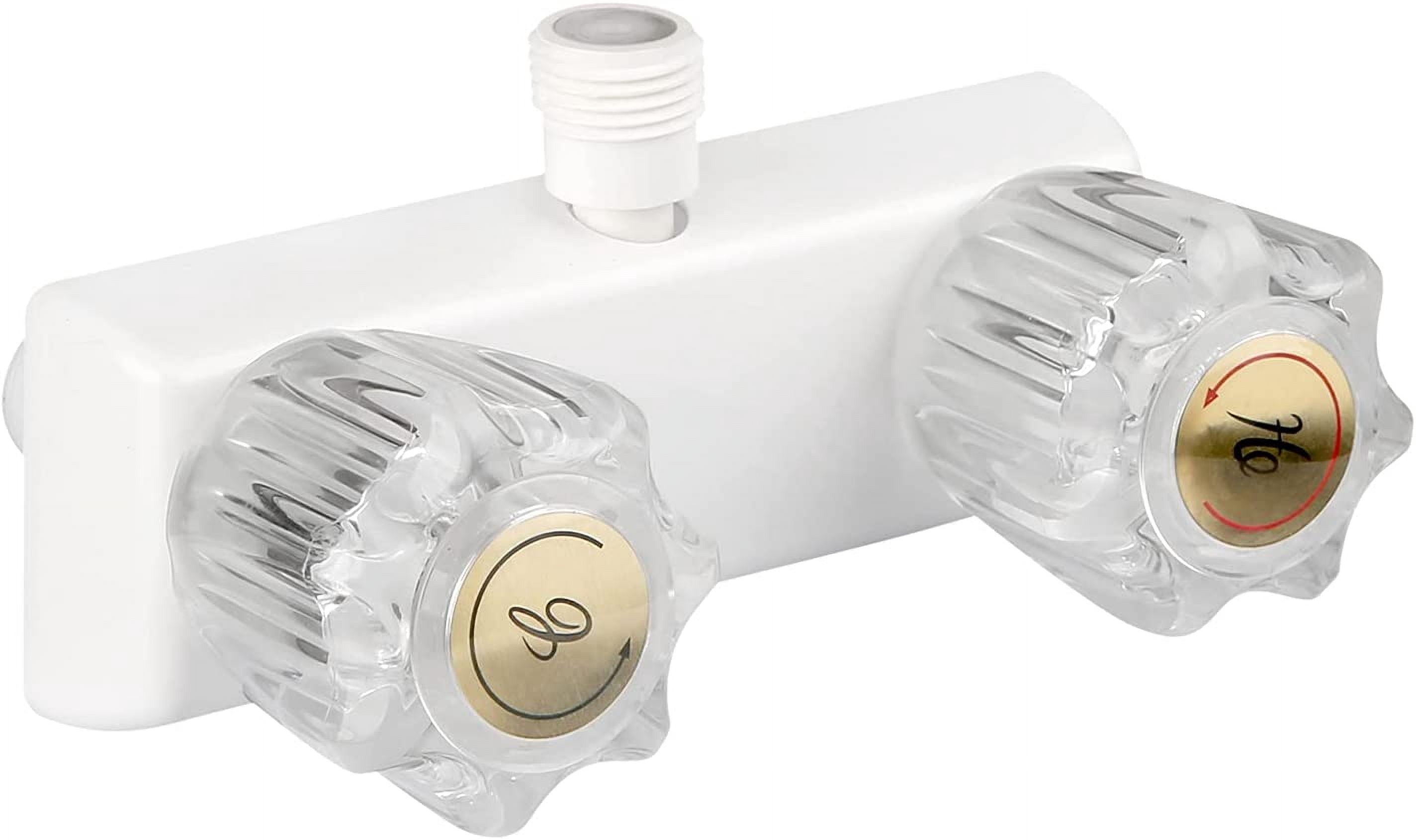 Exterior Shower Box Kit with Lock for Outside, Outdoor Non-Metallic RV Accessories for RVs, Fifth Wheels, Motorhomes, Travel Trailers, Campers