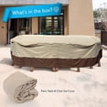 thumbnail image 7 of Pyle Patio Table Chair Cover - Armor Shield Lawn Veranda Porch Deck Ottoman Wicker Furniture Cover, 7 of 7