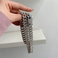 thumbnail image 2 of Collar de cadena de eslabones cubanos para hombre, collar moderno bien pulido, 2 of 5