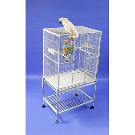 UPC: 0644472925067 | A&E Cage Co. Wrought Iron Flight Bird Cage in Color White