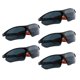 thumbnail image 5 of Gafas deportivas Colamx 5 uds a prueba de viento gris, 5 of 8