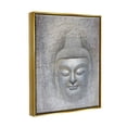 thumbnail image 3 of Stupell Industries Layered Buddha Spiritual Words Script Om Shanti Mantra Graphic Art Metallic Gold Floating Framed Canvas Print Wall Art, Design by Graffitee Studios, 3 of 5