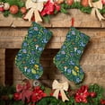 thumbnail image 6 of Salouo Forest Flora And Fauna Print Christmas Decorations Stockings 1 Pack 18'' Xmas Stockings Holiday Stocking Personalized Farmhouse Decor for Home Family Party Tree, 6 of 7