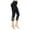 Noir Capri, variante sur Leggings Confortables - Pantalons de Yoga Taille Haute Leggings d'Entraînement - Leggings Longueur Cheville pour Femmes avec Poches, Pantalons Doux Gainants Leggings d'Entraînement - Noir Pleine Longueur - m