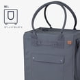 thumbnail image 3 of CleverMade Rolling Tote Cart 90L Collapsible Wheeled Bag, Gunmetal, 3 of 11