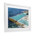 thumbnail image 3 of Stupell Industries Bondi Icebergs Swimming Club White Framed Print Under Glass design by Richard Silver, 14 x 20, 3 of 10