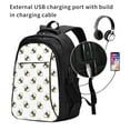 thumbnail image 2 of Wukai Bee Travel Laptop Backpack: Business Water-Resistant Bag with USB Charging Port, Ideal College Backpack for Men & Women, 2 of 6