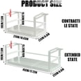 thumbnail image 3 of Organizador De Cocina Para Gabinete, Estante Extensible Para Almacenamiento De Especias, Cajón Colgante Debajo Del Estante Para Oficina, Baño, Armario, 3 of 8