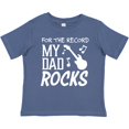thumbnail image 3 of Inktastic For the Record, My Dad Rocks Boys or Girls Baby T-Shirt, 3 of 5