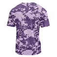 thumbnail image 4 of Camouflage T-shirt for Men Comfortable and Breathable Shirts for Men Short Sleeve Henley V Neck T-Shirt Green Camo Mens T-shirts, 4 of 5