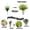 Orange*10, variant on Outdoor Artificial Plants Monkey Grass Bush with Flowers for Hanging Planter Window Garden Patio Porch Pot Decor Realistic Greenery Arrangement No Maintenance , 10 Pcs Artificial Lavender