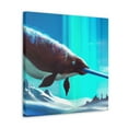 thumbnail image 2 of Narwhal In Expressionism - Canvas, 2 of 10