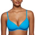 thumbnail image 1 of Bralette INLYRIC Inbarely Triángulo Sin Aros Azul Talla S, 1 of 6