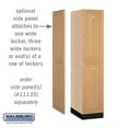 thumbnail image 4 of Solid Oak Executive Wood Locker - Double Tier - 1 Wide - 6 Feet High - 21 Inches Deep - Light Oak, 4 of 4