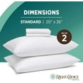 thumbnail image 2 of Right Choice Bedding Cotton Pillow Protectors with Zipper, Superior Pillow Covers, Standard Size 20x26 (Set of 4), 2 of 6