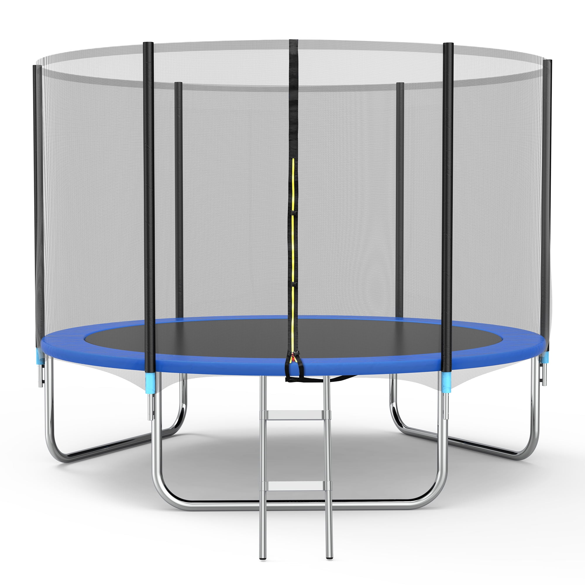 de jouwe statistieken Actief Famistar 10FT Trampoline with Safety Enclosure Net, Spring Pad and Ladder,  330LBS Capacity for 4-5 Kids, Outdoor Exercise Fitness with Waterproof  Jumping Mat for Teens and Kids - Walmart.com