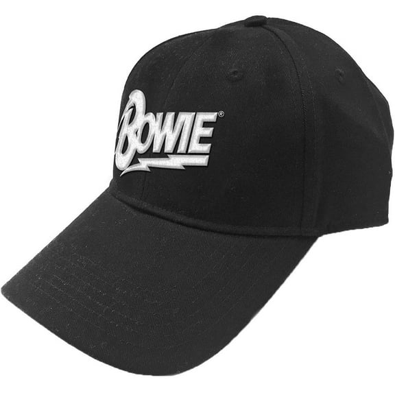 Men's David Bowie Flash Logo Baseball Cap Adjustable Black