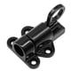 thumbnail image 3 of sweethay Hot Xd -Aluminium Legering Beveiliging Automatische Venster Gate Lock Voorjaar Bounce Deur Klink Black Silver Herramientas y ferretería negro, 3 of 6