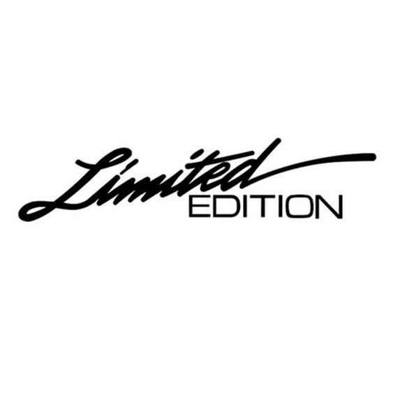 2 Pieces Limited Edition Emblem PET Car Decal Bumper Sticker Decoration Auto Accessories