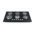 thumbnail image 1 of Parrilla gas empotrable 90cm, 6 quem, vidrio negro, Riviera, 1 of 3