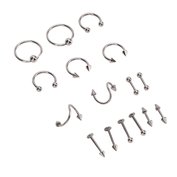 Aretes para la nariz para mujeres, juego de aretes para la nariz, juego de aretes para la nariz de acero inoxidable, anillos para la nariz, verdadera excelencia
