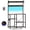 Brown, variant on Gymax Hutch Bakers Rack w/LED Light 2 Anti-toppling Kits Charging Station for Kitchen Rustic Brown