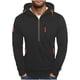 thumbnail image 1 of pstuiky camisa de manga larga para hombre, Sudadera con capucha de manga larga, color liso, con media cremallera y múltiples bolsillos para hombre camisetas de hombre xxl, 1 of 5