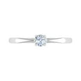 thumbnail image 3 of 1/5 Carat 4-Prong Set Diamond Solitaire Engagement Ring Band in 10K White Gold - IGI Certified (Ring Size 7.25), 3 of 7