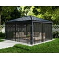 thumbnail image 4 of CANOPIA by PALRAM Dallas Ensemble de filet de gazebo de 14 pi x 16 pi, 4 of 6