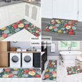 thumbnail image 5 of Pioneer Flower Floral Print Pattern Kitchen Rugs Sets Of 2,Anti Fatigue Kitchen Mat Rugs Non Slip Washable,Decorative Kitchen Floor Mats for Kitchen,Sink,Laundry,17"x30"+17"x47", 5 of 7