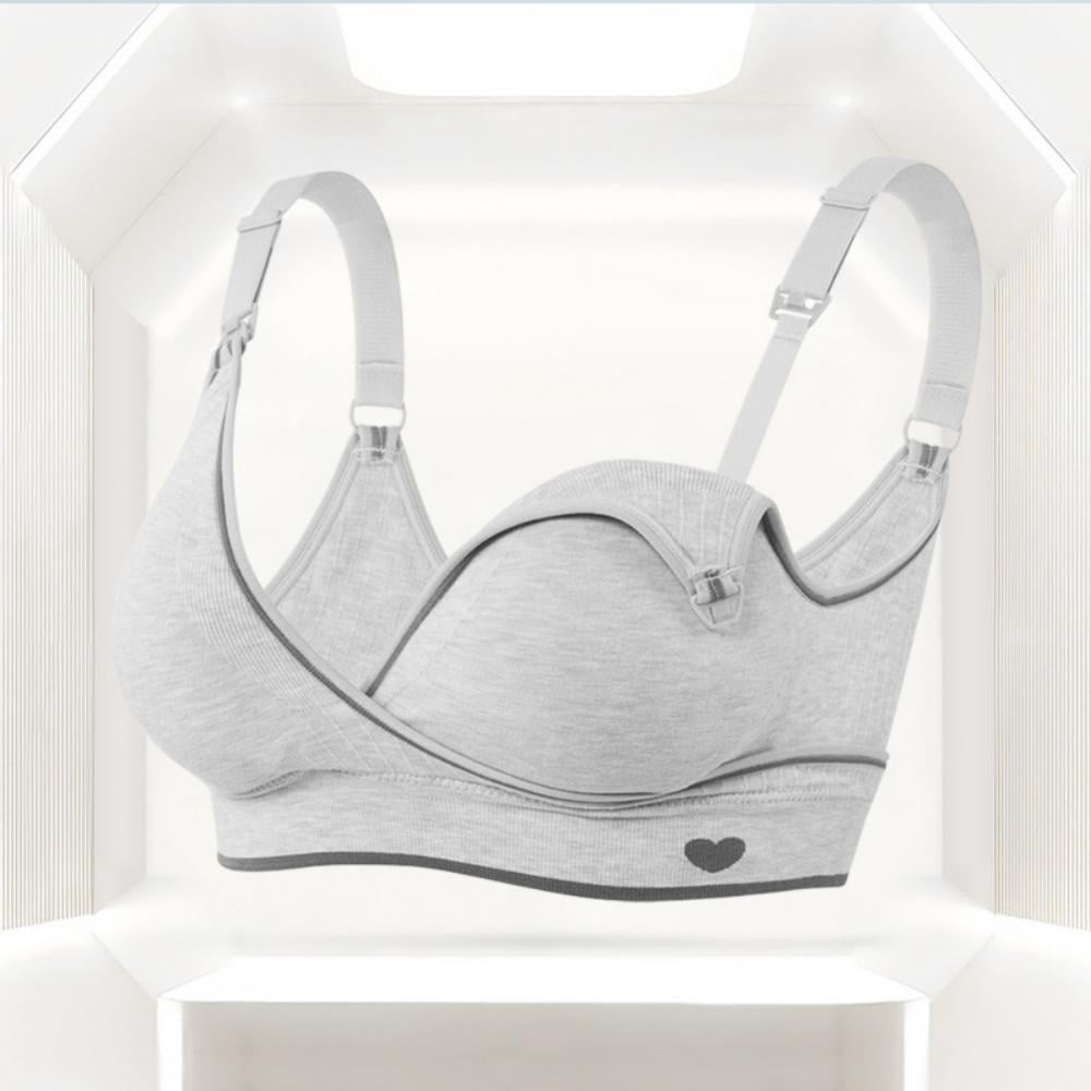 Nursing Bra Wireless Deep V Neck Maternity Nursing Bra Bralette