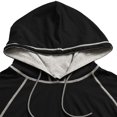 thumbnail image 6 of Uwinwear Men's Activewear T-Shirts Hooded Outdoor Short Sleeve Tops Summer Beach Casual Slim Fit Pullover Breathable Casual Wear,Black,XXXL, 6 of 7