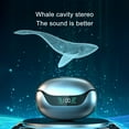 thumbnail image 4 of Earbuds for Kids, Hwkond Bluetooth Headphones Touches LED Digital Display Screen 5.3 Bluetooth Chip HIFI Stereo Surround Sound Intelligent Noise Reduction Low Latency, Silver, Up to 60% Off, 4 of 9