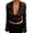Black, variant on Women's Lace Mesh Top, Sexy Sheer Long Sleeve Shirt with Deep V Neck, Slim Fit Blouse for Going Out, Date Night, and Evening Party Wear-White