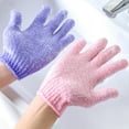 thumbnail image 3 of Kripyery 2Pcs Scrubbing Gloves Soft Fast Foaming Exfoliation Deep Clean Bathing Exfoliating Massage Gloves Bathroom Accessories, 3 of 8