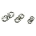 thumbnail image 4 of Character Ring Fishing Tackle Accessories 2pcs Fish Tool Keyring Silver Camping M4/M5/M6 Durable Stainless Steel Swivel, 4 of 11