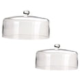 thumbnail image 2 of QualitChoice 2x Clear Cake Dome Cover Cake Tray Cake Lid Cover for Candy Birthday Wedding, 2 of 6
