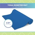 thumbnail image 4 of Monster Yoga Mat 72"x24" - Natural 6mm Thick Comfortable Workout Floor Mat for Kids - Foldable Yoga Mat for Yoga, Pilates, Gym and Stretching, Ocean Blue, 4 of 6