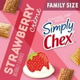 thumbnail image 2 of Simply Chex Strawberry Crème Flavored Chex Pieces, Snack Mix, Family Size, 13.5 oz(2 Packs), 2 of 5