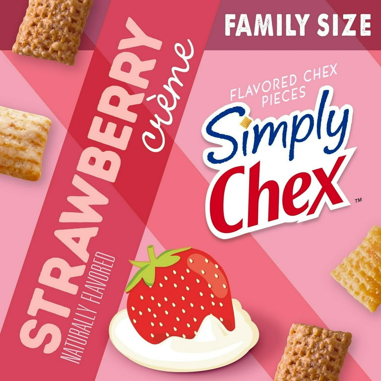 Chex Simply Chex Strawberry CrÃ¨me Snack Mix, Creamy, Whole Grain