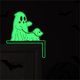 thumbnail image 3 of Adhesivo Luminoso para Esquina de Puerta de Halloween, Efecto Fluorescente Verde, Decoración de Pared Navideña Espeluznante, Fácil de Aplicar para Sala de Estar, Decoración de Fiesta, Duradero, Juego, 3 of 4