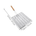 thumbnail image 2 of CTIRCHIU 2-Piece Bread Toaster Tray Stovetop Toast Rack Portable Bbq Grill Rack For Camping Outdoor Cooking, 2 of 8